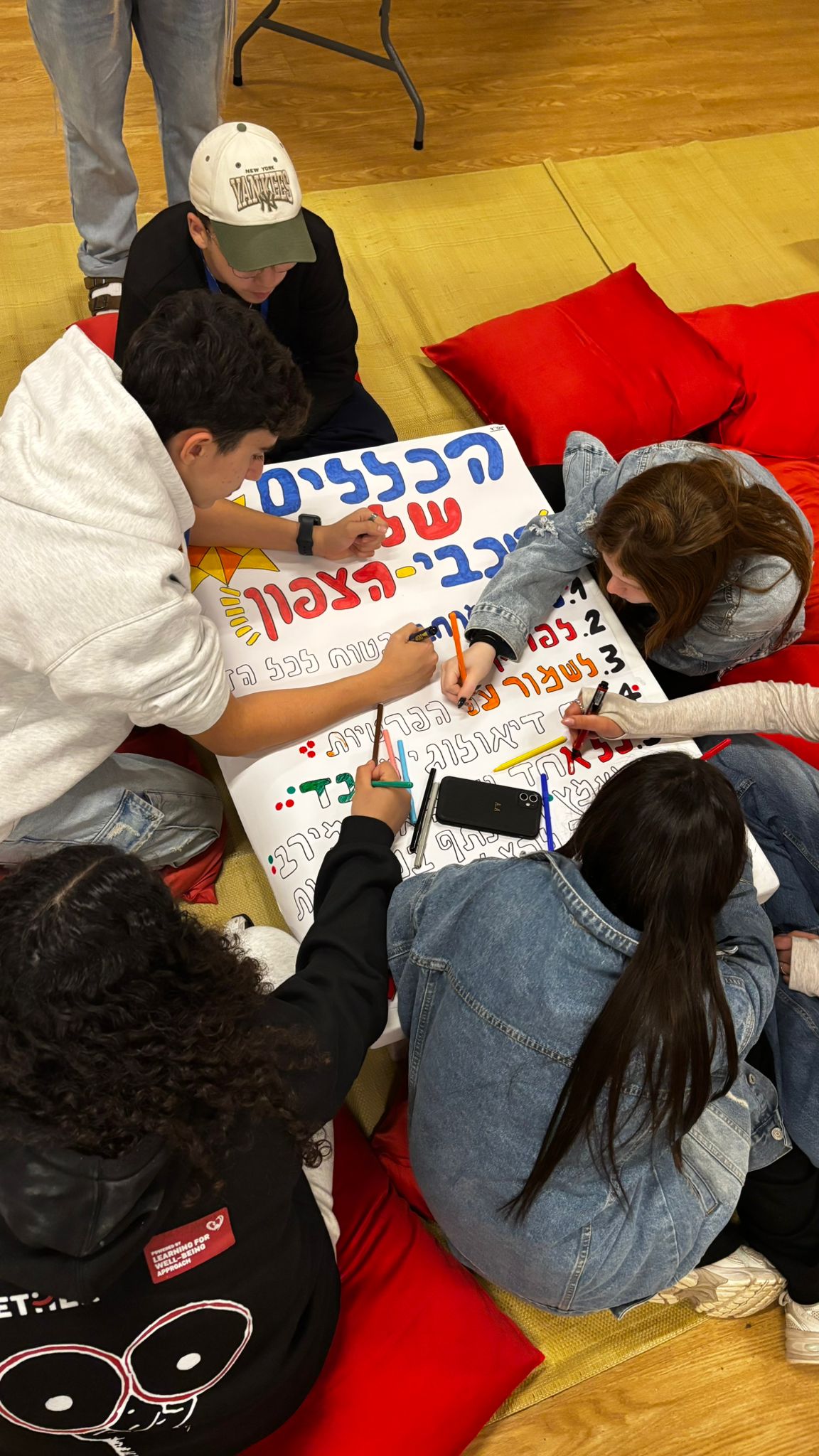Act2gether participants during a programme session in Israel